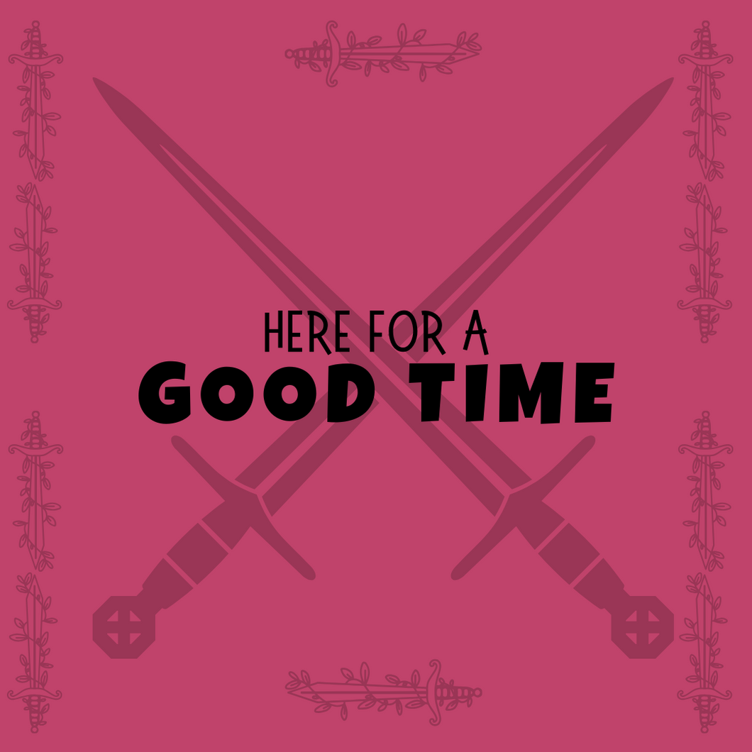 'HERE FOR A GOOD TIME' - Novellous